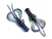 Силиконовая приманка Crazy Fish Nimble 1,2", col.50D (Northern Lights), (16 шт.)