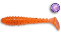 Силиконовая приманка Crazy Fish Vibro Fat 3,2", col.18 (Carrot), (5 шт.)