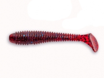 Силиконовая приманка Crazy Fish Vibro Fat 3,2", col.73 (Blue Ruby), (5 шт.)
