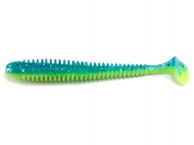 Силиконовая приманка Crazy Fish Vibro Worm 4", col.40D, (5 шт.)
