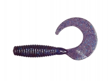 Силиконовая приманка Crazy Fish Angry Spin 1", col.99 (Grape), (8 шт.)