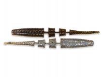 Силиконовая приманка Crazy Fish Polaris 3", col.3D (Swamp Pearl), (8 шт.)