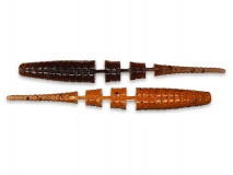 Силиконовая приманка Crazy Fish Polaris 3", col.8D (Orange Coffee), (8 шт.)
