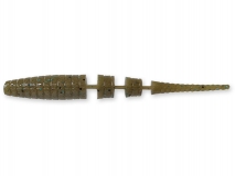 Силиконовая приманка Crazy Fish Polaris 3" Floating, col.42 (Green Pumpkin Blue), (8 шт.)