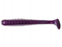 Силиконовая приманка Crazy Fish Vibro Worm 3,4" Floating, col.98 (Space), (5 шт.)
