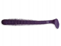 Силиконовая приманка Crazy Fish Vibro Worm 3,4" Floating, col.99 (Grape), (5 шт.)