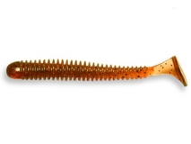 Силиконовая приманка Crazy Fish Vibro Worm 2", col.10 (Motor Oil), (8 шт.)