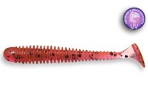 Силиконовая приманка Crazy Fish Vibro Worm 2", col.13 (Purple Pepper), (8 шт.)