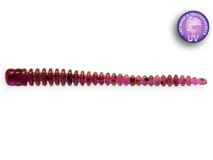 Силиконовая приманка Crazy Fish Cruel Leech 2", col.12 (Ultraviolet), (8 шт.)