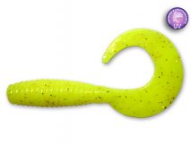 Силиконовая приманка Crazy Fish Angry Spin 2", col.6 (Chartreuse), (8 шт.)