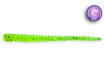 Силиконовая приманка Crazy Fish Cruel Leech 2", col.54 (Green Acid), (8 шт.)
