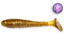Силиконовая приманка Crazy Fish Vibro Fat 4", col.9 (Caramel), (4 шт.)