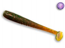 Силиконовая приманка Crazy Fish Nano Minnow 2,2", col.14 (UV Motor Oil), (8 шт.)