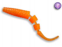Силиконовая приманка Crazy Fish Polaris 3", col.64 (Fluo Orange), (8 шт.)