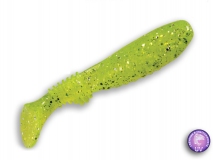 Силиконовая приманка Crazy Fish Dainty 3,3", col.54 (Green Acid), (6 шт.)