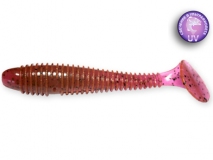 Силиконовая приманка Crazy Fish Vibro Fat 2,7", col.13 (Purple Pepper), (5 шт.)