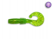 Силиконовая приманка Crazy Fish Power Mace, col.21 (Lime), (8 шт.)