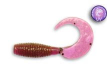 Силиконовая приманка Crazy Fish Angry Spin 1", col.12 (Ultraviolet), (8 шт.)
