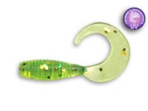 Силиконовая приманка Crazy Fish Angry Spin 1", col.20 (Kiwi), (8 шт.)