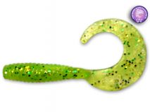 Силиконовая приманка Crazy Fish Angry Spin 2", col.20 (Kiwi), (8 шт.)