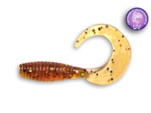 Силиконовая приманка Crazy Fish Angry Spin 1", col.32 (Dark Beer), (8 шт.)