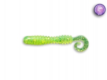 Силиконовая приманка Crazy Fish Active Slug 2", col.20 (Kiwi), (10 шт.)