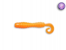 Силиконовая приманка Crazy Fish Active Slug 2", col.64 (Fluo Orange), (10 шт.)