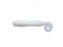 Силиконовая приманка Crazy Fish Active Slug 2", col.66 (Pearl Snow), (10 шт.)