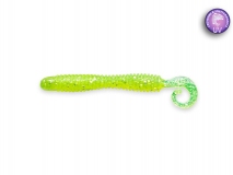 Силиконовая приманка Crazy Fish Active Slug 4", col.54 (Green Acid), (6 шт.)