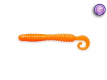 Силиконовая приманка Crazy Fish Active Slug 4", col.64 (Fluo Orange), (6 шт.)