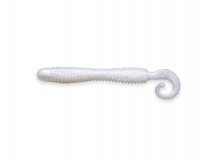 Силиконовая приманка Crazy Fish Active Slug 4", col.66 (Pearl Snow), (6 шт.)