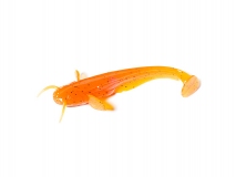 Силиконовая приманка FishUp Catfish 3" - col.049 (Orange Pumpkin/Black), (8 шт.)