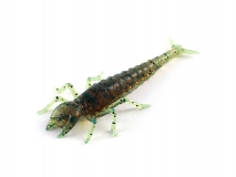 Силиконовая приманка FishUp Diving Bug 2" - col.017 (Motor Oil Pepper), (8 шт.)