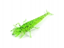 Силиконовая приманка FishUp Diving Bug 2" - col.055 (Chartreuse/Black), (8 шт.)