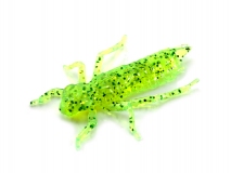 Силиконовая приманка FishUp Dragonfly 1" - col.026 (Flo Chartreuse/Green), (10 шт.)