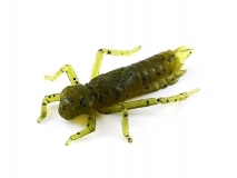 Силиконовая приманка FishUp Dragonfly 1" - col.074 (Green Pumpkin Seed), (10 шт.)