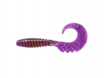 Силиконовая приманка FishUp Fancy Grub 2" - col.016 (Lox/Green & Black), (10 шт.)