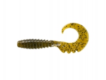 Силиконовая приманка FishUp Fancy Grub 2" - col.074 (Green Pumpkin Seed), (10 шт.)