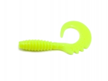 Силиконовая приманка FishUp Fancy Grub 2,5" - col.046 (Lemon), (10 шт.)