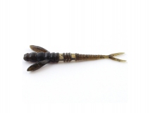 Силиконовая приманка FishUp Flit 1,5" - col.043 (Watermelon Brown/Black), (10 шт.)