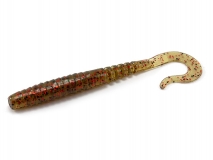 Силиконовая приманка FishUp Vipo 2" - col.045 (Green Pumpkin/Red & Black), (10 шт.)