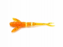 Силиконовая приманка FishUp Flit 1,5" - col.049 (Orange Pumpkin/Black), (10 шт.)