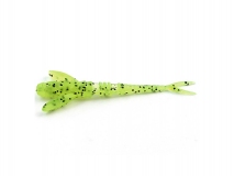 Силиконовая приманка FishUp Flit 1,5" - col.055 (Chartreuse/Black), (10 шт.)