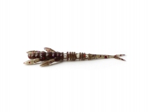 Силиконовая приманка FishUp Flit 2" - col.050 (Green Pumpkin Brown/Red & Purple), (9 шт.)