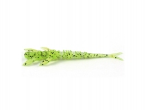 Силиконовая приманка FishUp Flit 2" - col.055 (Chartreuse/Black), (9 шт.)
