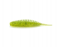 Силиконовая приманка FishUp Tanta 2,5" - col.055 (Chartreuse/Black), (8 шт.)