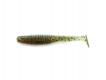 Силиконовая приманка FishUp U-Shad 2" - col.017 (Motor Oil Pepper), (10 шт.)