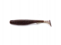 Силиконовая приманка FishUp U-Shad 2" - col.050 (Green Pumpkin Brown/Red & Purple), (10 шт.)