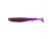 Силиконовая приманка FishUp U-Shad 2,5" - col.016 (Lox/Green & Black), (9 шт.)