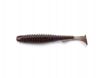 Силиконовая приманка FishUp U-Shad 2,5" - col.050 (Green Pumpkin Brown/Red & Purple), (9 шт.)
